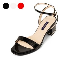 [AK PLAZA] [세라] SAERA S20S400 흑 백색 빨강 여성샌들 5CM