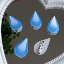 물방울 소품집게핀 포인트 장식 의류 가방 이모티콘 포인트 소품 데코 패션 악세서리