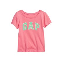 GAP 여아용 로고 티셔츠 캔디 코랄