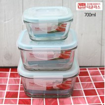 더글라스 유리밀폐용기 700ml 유리찬통 뚜껑찬통 양념통