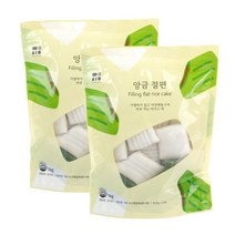 [예찬] [떡한입] 해동시켜 바로먹는 흰/모싯잎 팥앙금 절편 1kgx2봉, 상세 설명 참조