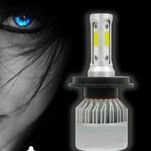 오토바이 전조등 전구 LED 벌브 헤드 라이트 H4 [SN:78DC20#716]