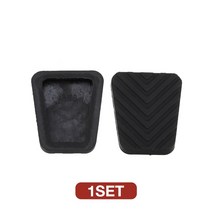 G70튜닝 G80튜닝 GV80튜닝 2x 브레이크 클러치 고무 커버 자동차 페달 패드 현대 엑센트 투싼 티뷰론 I30, 01 Black