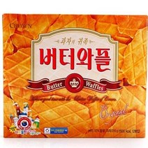 크라운 버터와플 와플과자 간식 316g, 36개