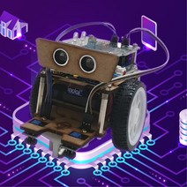 AI 스마트 코딩로봇 조립자동차 DIY 키트 돌봄센터