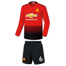 건강-드림_렉시 축구 유니폼 맨유 홈형 의류 세트 상하 운동복 스포츠_rjsrkdemf