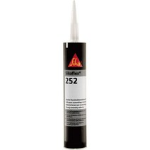SikaFlex 252 300ml 씨카 조립용 강력 폴리우레탄 탄성 접착제 시카플렉스 시카252 씨카252, 1개