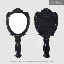 세븐스타 라비나 거울 소 블랙 1개 손거울 엔틱 공주거울 답례품