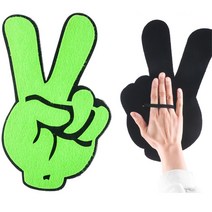 운동회 체육대회 녹색 브이자 손장식 콘서트 빅핸드장갑 마스게임 눈에띄는