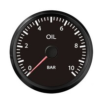 범용 0-10 bar WiFi 오일 압력계 52mm 범위 옴 센서와 호환 9-32V 흰색 노란색 백라이트, 01 BN