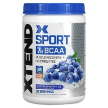 엑스텐드 Sport 7G BCAA 블루 라즈베리 아이스 345g12.2oz, 딸기키위스플래시