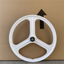 자전거휠 카본휠셋 픽시휠셋 마그네슘 합금 자전거 휠 700C 림 3 스포크 Fixie Mag 고정 기어 단일 속도 사