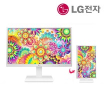 LG전자 24BK550YW 24 화이트 모니터 FHD LED IPS 피봇스탠드 스피커내장 /M, 2. 24BK550YW+에어캡안전포장