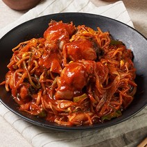 순살 아귀찜 대구 뽈찜 채소 분말소스 밀키트 세트, 뼈있는 아구찜 (3~4인)