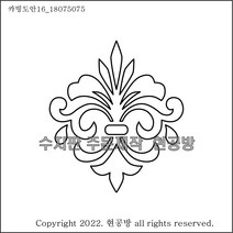 가죽공예도구 가죽공예공구 카빙도안16 수지판