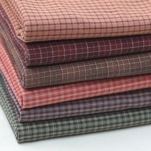 원단-퀼트워싱선염체크 6종[60450]/천/패브릭원단/원단천/식, 3-2