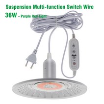 실내분수 미니 인테리어 분수대 AC220V 28W 36W 풀 스펙트럼 COB LED 글로우 라이트 SMD2835 E27 Sunlike P, 한개옵션1, 10 36W with timer