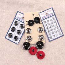 스냅단추 똑딱이단추, 가방자석단추 A/7/3), 다크브라운_3.5cm_02055M-2_1개