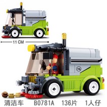 레고시티 토이저러스트럭 대형소방헬리콥터 경찰죄수호송차 핫로드 레이싱카 스타워즈 업그레이드자동차세트 경찰견수송트럭 도넛가게개점식 듀크드테인과바리케이드 프레디프레시와소방륜바이크 호환블, B0781A크린카