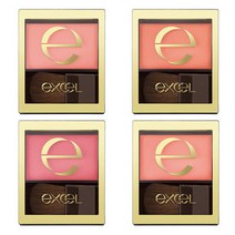 엑셀 스키니 리치 섀도우 SR04 스모키브라운 excel, 엑셀 스키니 리치 치크 4색 볼터