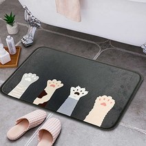 선물용 러그 귀여운 디자인 발러그 홈인테리어 소품, UR 16_고양이발바닥