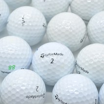 테일러메이드 화이트 A- 등급 10개 깨끗한 골프로스트볼