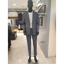 [바쏘옴므]남성/남자 캐주얼정장 22S/S 초경량 쿨맥스 블루 슬림핏 스판 셋업수트 WSW2JQPQ70 ABU NC울산뉴코아