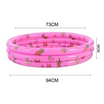 풀장 수영장 어린이 풍선 실내 야외 PVC 휴대용 물 놀이 Crocks 아기 분지 욕조-26, pink B