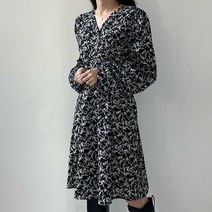 아이우먼 빅사이즈 203 플라워브이랩원피스 DCRG650