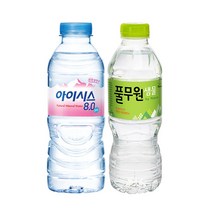롯데칠성 롯데아이시스 8.0 300ml + 풀무원샘물 330ml 안전박스포장, 40개