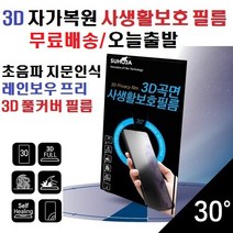 갤럭시 S21플러스 지문인식 사생활 보호필름