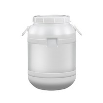 발효탱크 플라스틱 양동이 산업용 특대형 밀폐 액체, 50L 수직 드럼 내부 커버