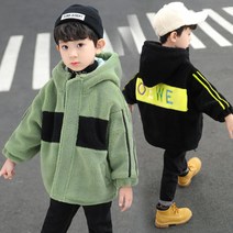 베비포 남아용 OEWE 기모 양털 후드 점퍼 HM8