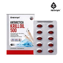 엔젯오리진 안타티카 크릴오일 100% 인지질 남극 크릴새우 오일 500