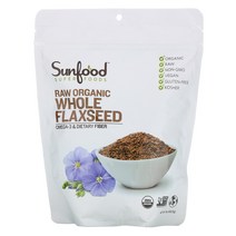 선푸드 Super푸드 무가공 유기농 통 아마씨 453.5g(1lb)옵션확인필수