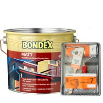 본덱스 오일스테인 5L+7인치 도구세트, 725자단색