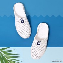 Trustshop 아쿠아 슬리퍼 물놀이 실내화 탄력 병원용 중학교 식당 직장인