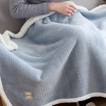 겨울 양털 스웨터 담요 뽀글이 도톰한 무릎 망토형 치마형 캠피용 비행기 차박 두툼한