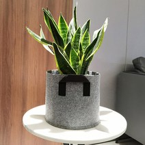 부직포 블루베리 화분 물구멍없는 그로우백 집에서 상추 키우기 난화분 가리개 통 난분 넓은 빈 사무실 수입 난초 베란다 텃밭 실내 화단 화초 둥근 옥상 원형 소형 그레이