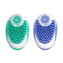 힐링 강아지 샤워브러쉬 애구애구 브러쉬 실리콘빗, 버블 브러쉬 그린버블