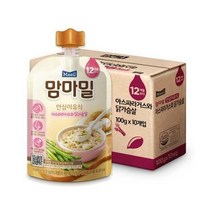 [매일유업] 맘마밀 안심이유식 12개월 100g 10팩 3종 중 택1, 표고버섯과 소고기 10팩