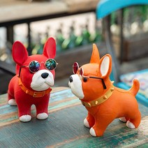 XL32-12 강아지 장식 인형 1p (2size), 레드