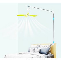 타프팬 천장 미니 실링팬 USB 캠핑용 가정용 안방 씰링팬 4단 리모컨 거치대 옵션선택, 03