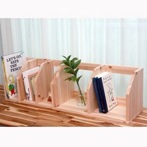 나무선생 책꽂이 책상 원목 미니 간이 1단 2단 사무실 책장 정리함 서랍 간이 선반, 삼나무, 원목 책꽂이 M