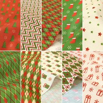 자투리 DTP메리 트리무늬 택1, DTP메리 01눈꽃트리