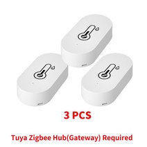 자기온습도기록계 온습도 기록용지 기록지 Tuya Zigbee 스마트 온도 습도 센서 실내 습도계 컨트롤러 모니터링 스피커와 작동 알렉사 구글 홈 318EA 9, 03 3 PCS, 03 3 PCS