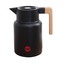 원더원 보온보냉 주전자, 1.5L, 미드나잇블랙