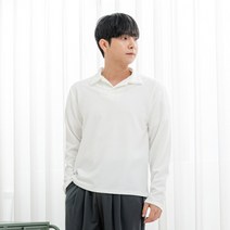 모렐 오픈 카라 티셔츠