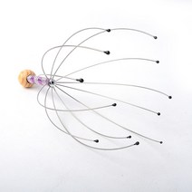 핸디 두피마사지기 두피 자극 관리 머리지압 문어 브러쉬