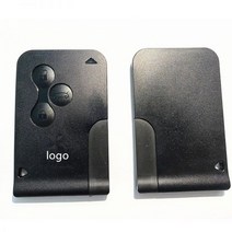 3 버튼 433Mhz ID46 PCF7947 칩 르노 메간 2 경치 좋은 카드 II 용 비상 스마트 원격 자동차 키, 1pcs